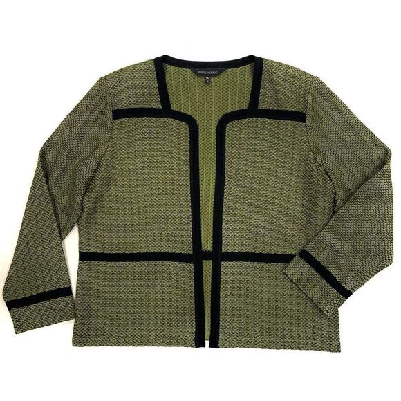 MING WANG Knit Cardigan Jacket (Sz Petite Large) - Picture 1 of 10